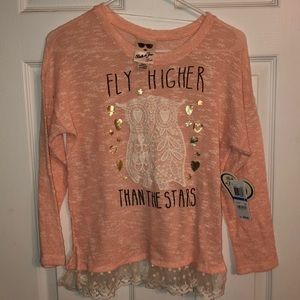 Super cute peach/pink sweater